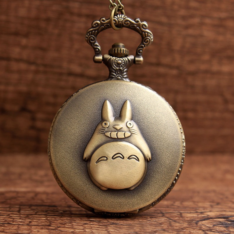 Vintage Pocket Watch - Anime „Mój sąsiad Totoro” – zegarek