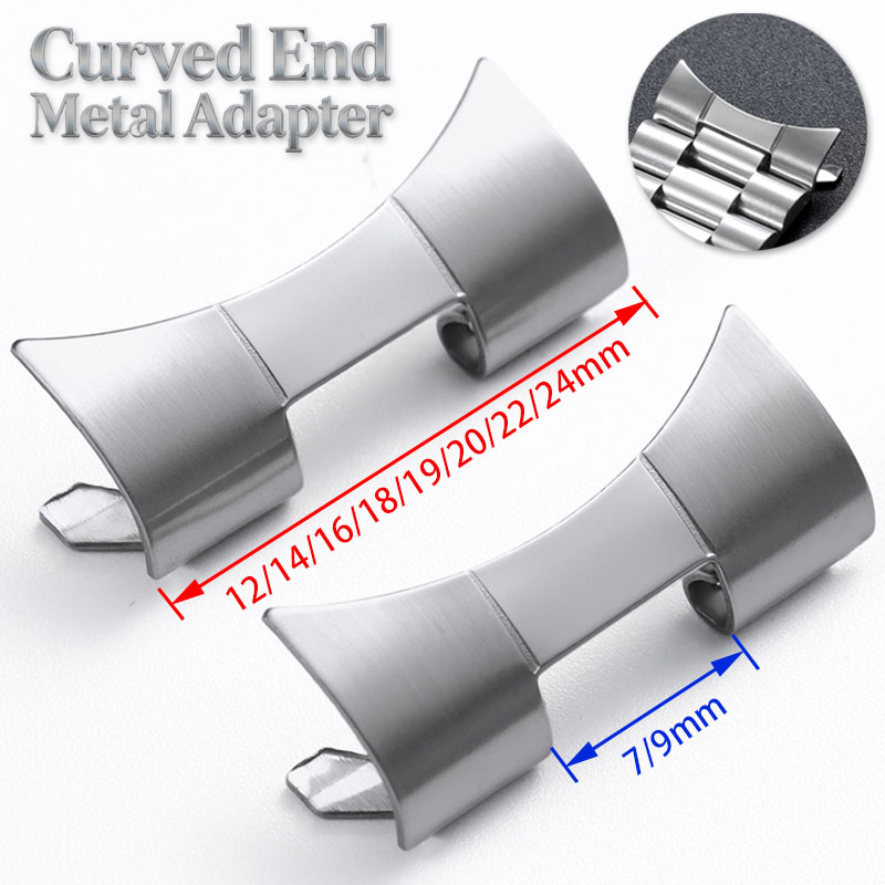 Jewelry Rolex Watches - Adapter ze stali nierdzewnej z zakrzywionym