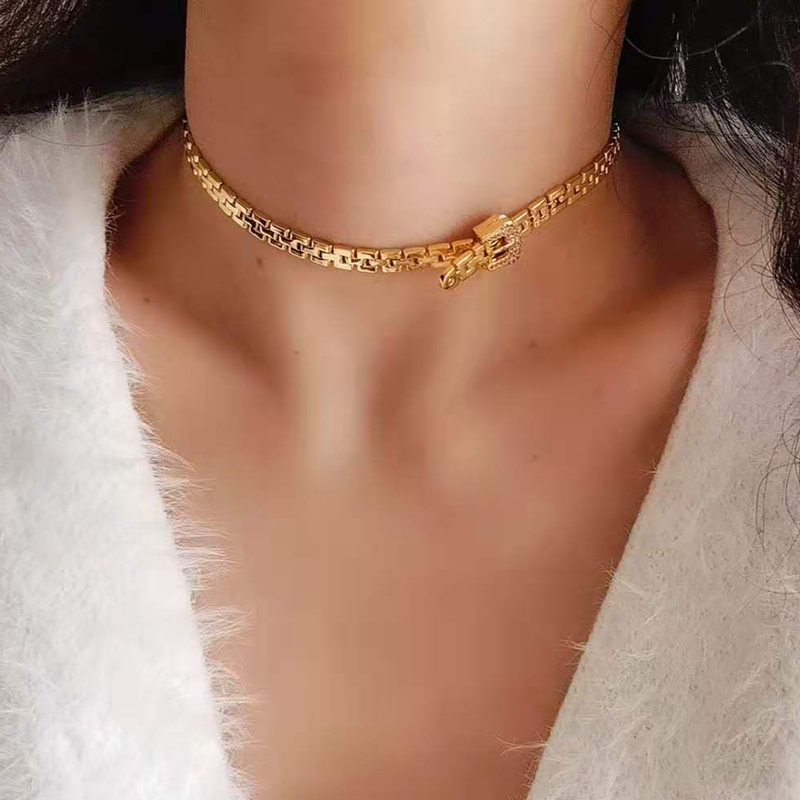 Fine Jewelry Watches Women - Mosiądz z 18K złoty zegarek zespół