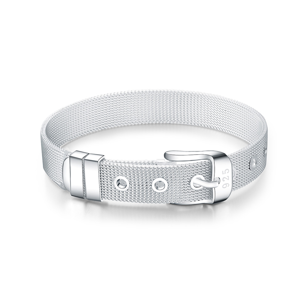 Fine Jewelry Watches Women - Modny pasek projekt czysta 925 Sterling