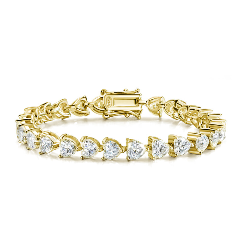 Fine Jewelry Watches Women - Bransoletka tenisowa z moissanitem o szlifie
