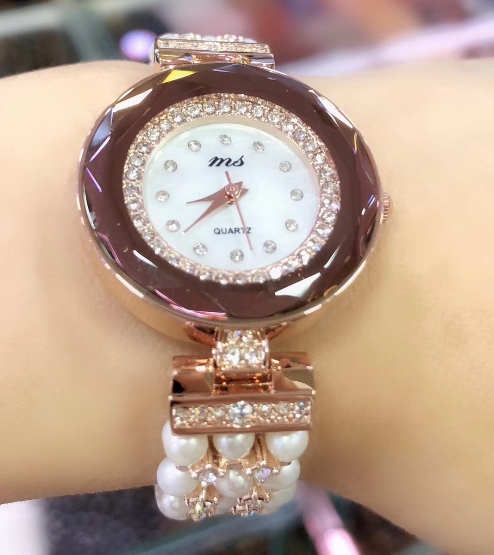 Fine Jewelry Watches Women - Naturalne perły słodkowodne bransoletka z koralików