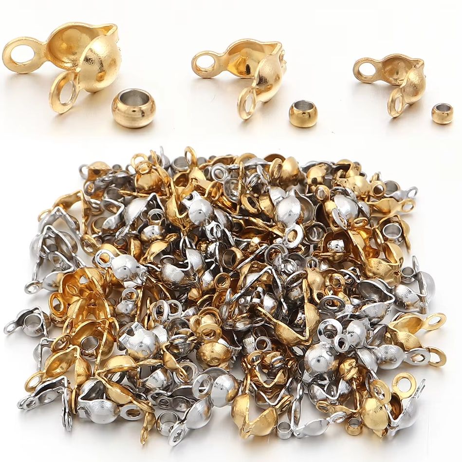 Charm Bracelet Beads - 40-200 szt. Złączki ze stali nierdzewnej,