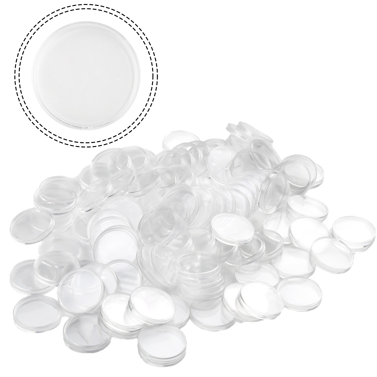 100 przezroczystych plastikowy – Collectors Coins Jewelry & Watches Of Smithtown recenzja i cena