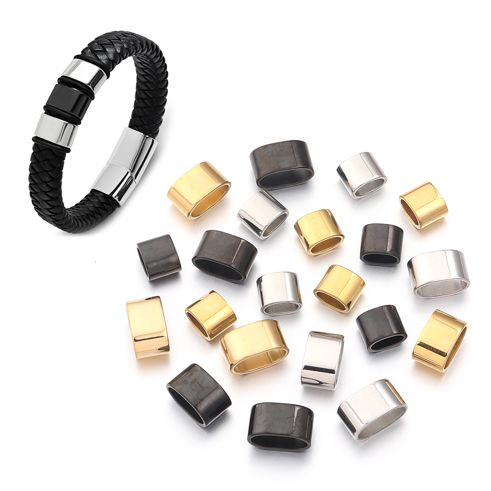 6 szt. Płaskie koraliki ze sta – Charm Bracelet Beads recenzja i cena