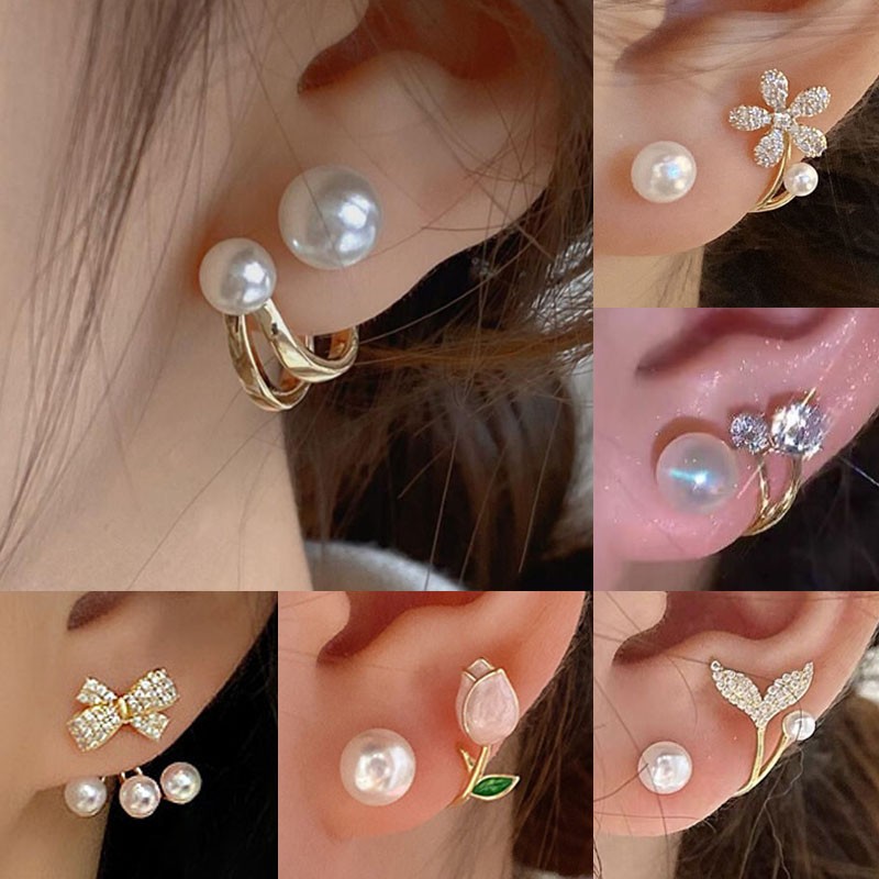 Kolczyki sztyfty z perłami w s – Pearl Stud Earrings recenzja i cena