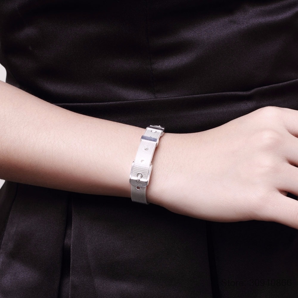 Modny pasek projekt czysta 925 – Fine Jewelry Watches Women recenzja i cena