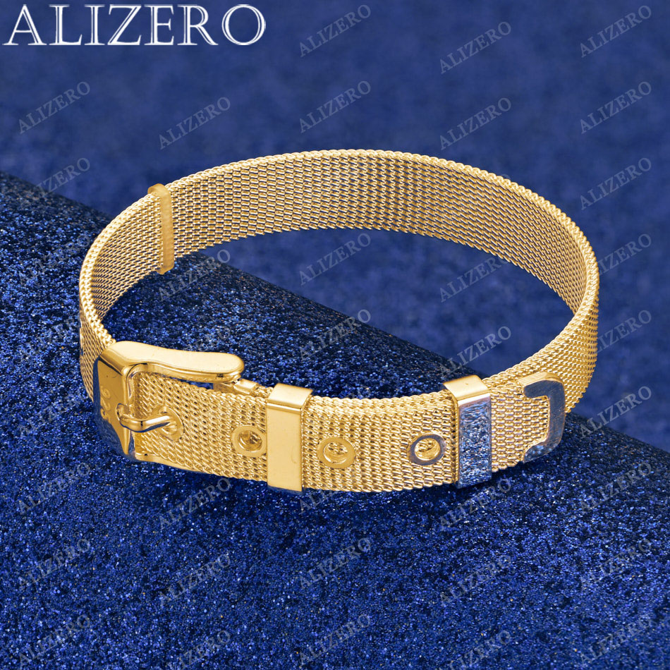 ALIZERO 18K złoty pasek do zeg – Fine Jewelry Watches Women recenzja i cena