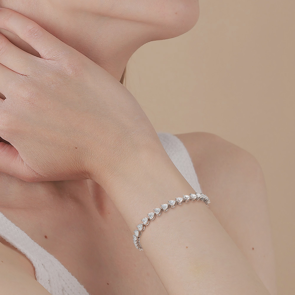 Bransoletka tenisowa z moissan – Fine Jewelry Watches Women recenzja i cena
