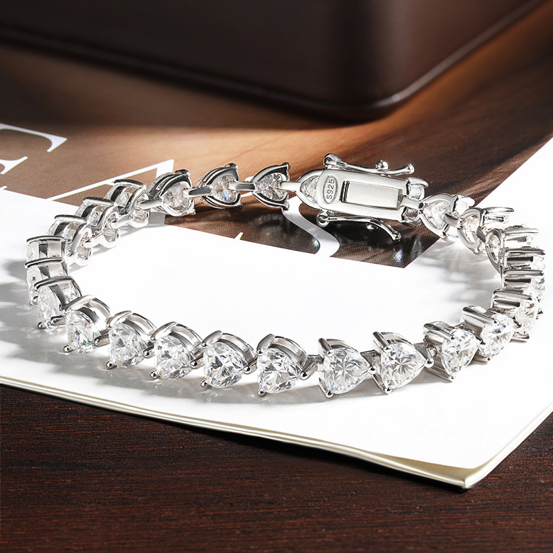 Bransoletka tenisowa z moissan – Fine Jewelry Watches Women recenzja i cena