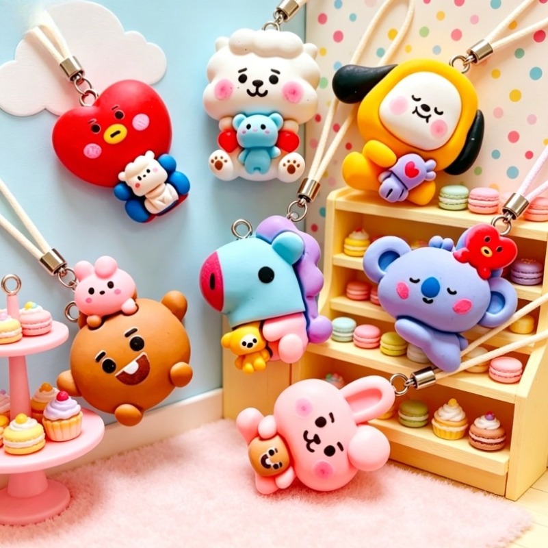 7 szt. BT21 Żywiczne Charmsy z – Charm Bracelet Beads recenzja i cena