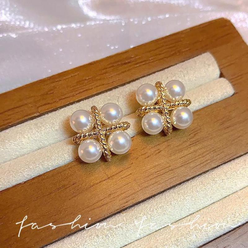 Kolczyki sztyfty z perłami w s – Pearl Stud Earrings recenzja i cena