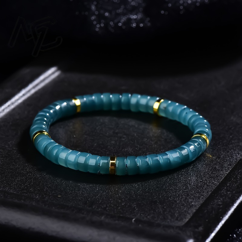 Naturalny Jadeit Niebieski Wod – Charm Bracelet Beads recenzja i cena