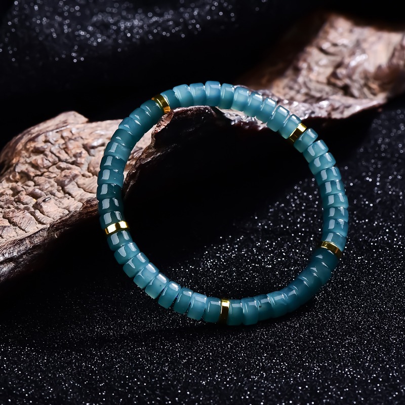 Naturalny Jadeit Niebieski Wod – Charm Bracelet Beads recenzja i cena