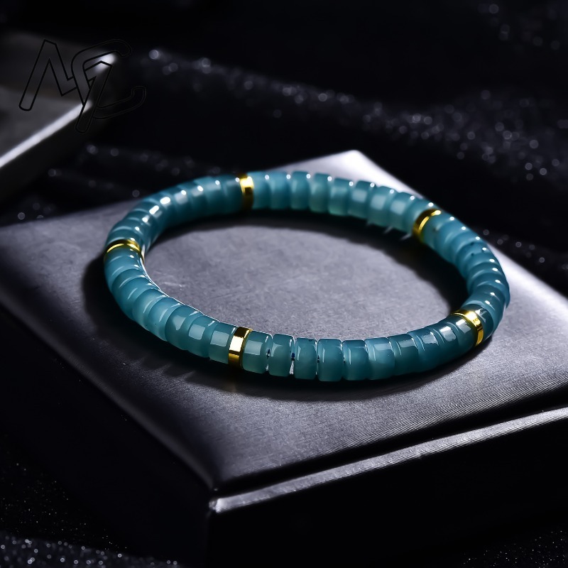 Naturalny Jadeit Niebieski Wod – Charm Bracelet Beads recenzja i cena