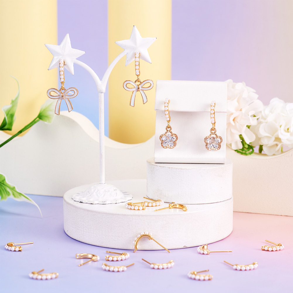 30 sztuk mosiężnych bazek do k – Pearl Stud Earrings recenzja i cena